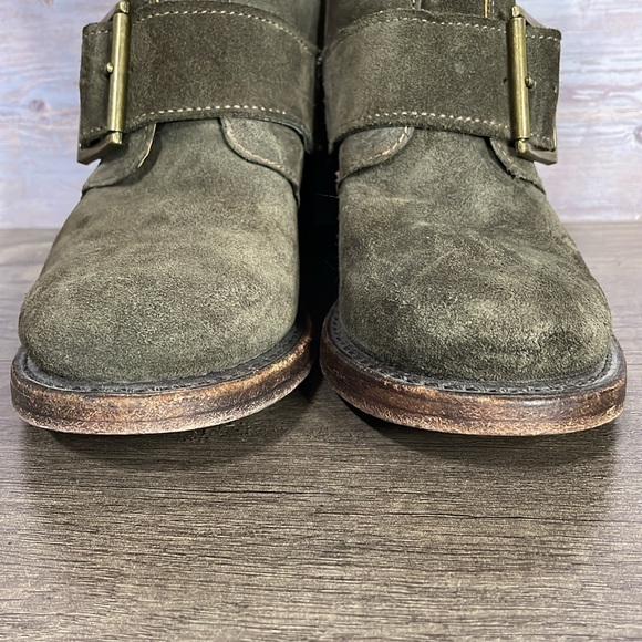 Frye Sabrina Double Buckle Bootie. - Picture 10 of 10